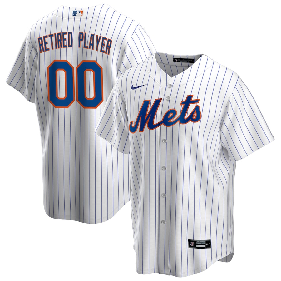 New York Mets Home Pick-A-Player Retired Roster Jersey White