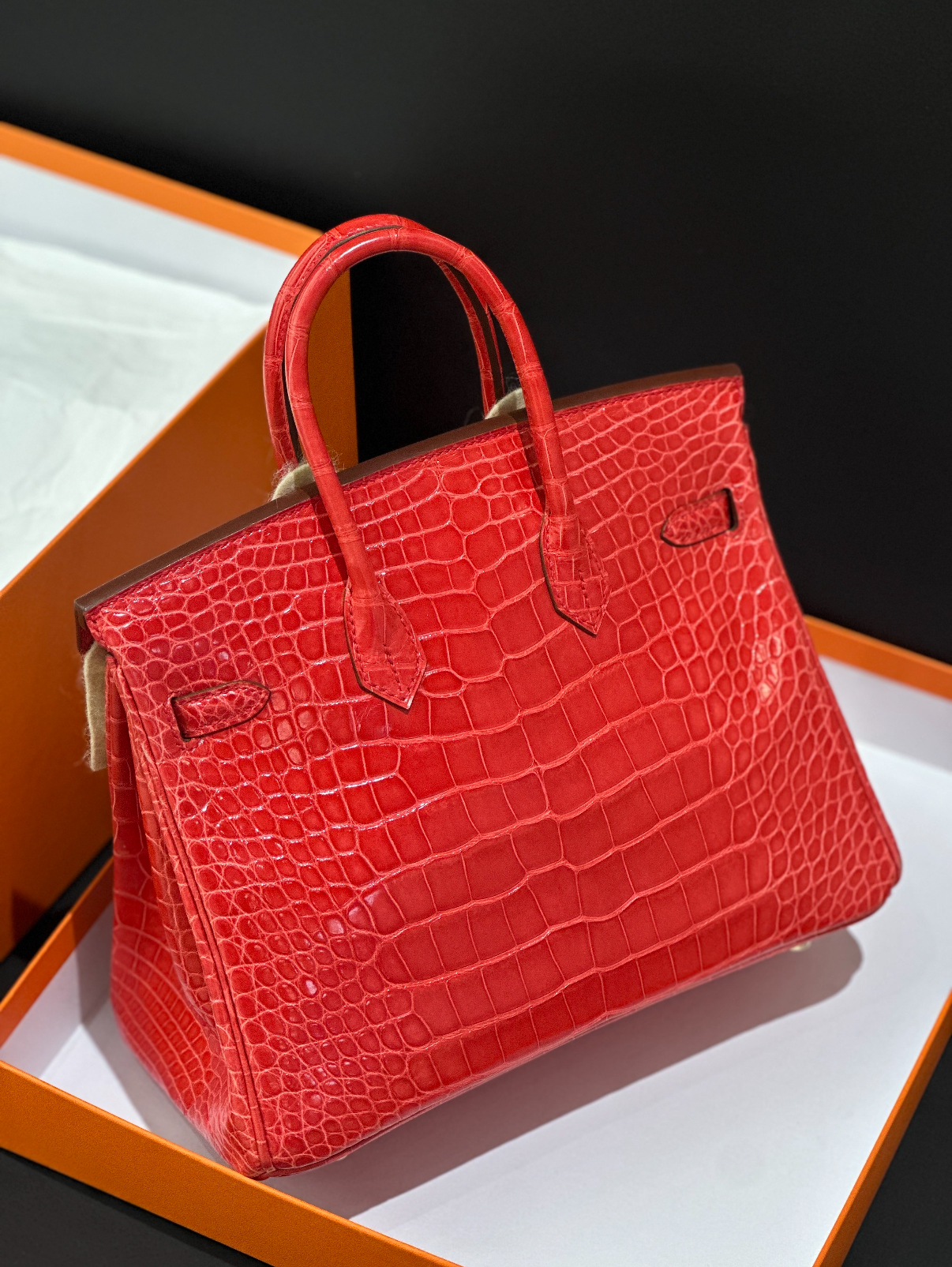 Birkin 25-35 A5 Azalea Red Shiny Square