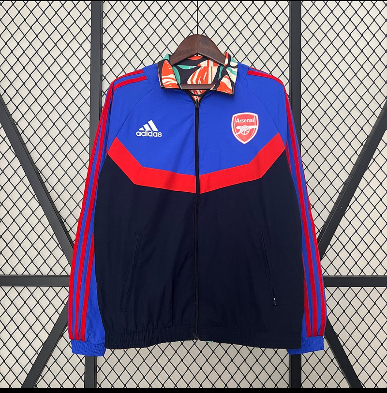 2024/2025 Arsenal Reversible Windbreaker Soccer Jersey 1:1 Thai Quality