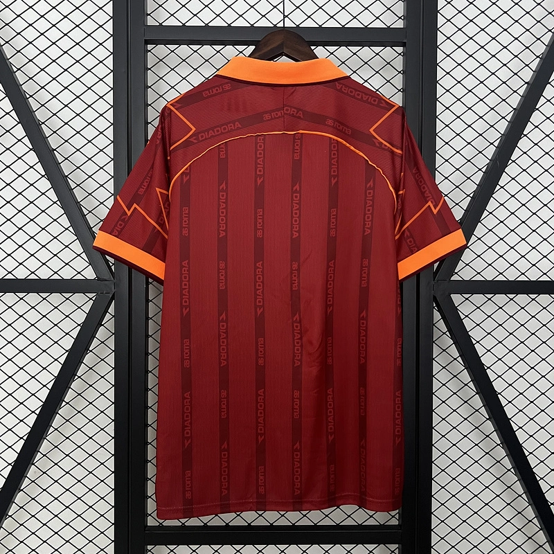 Retro 1999-00 AS Roma Home football jersey retro