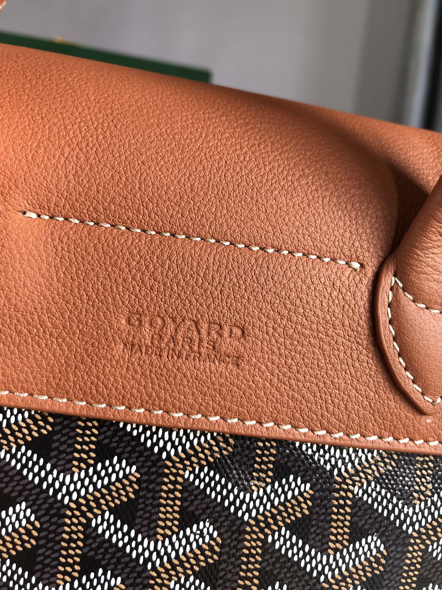Goyard Alpin Mini Backpack 21 Cm Tan Lambskin And Black Goyardine Canvas