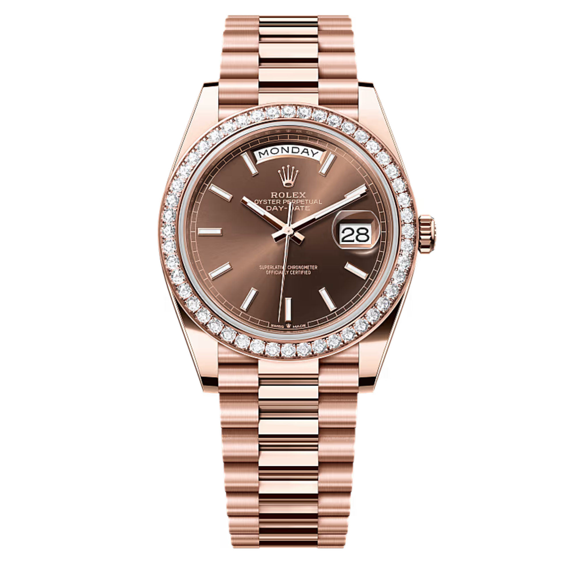 Rolex Day-Date 40 mm Chocolate Dial 228345RBR