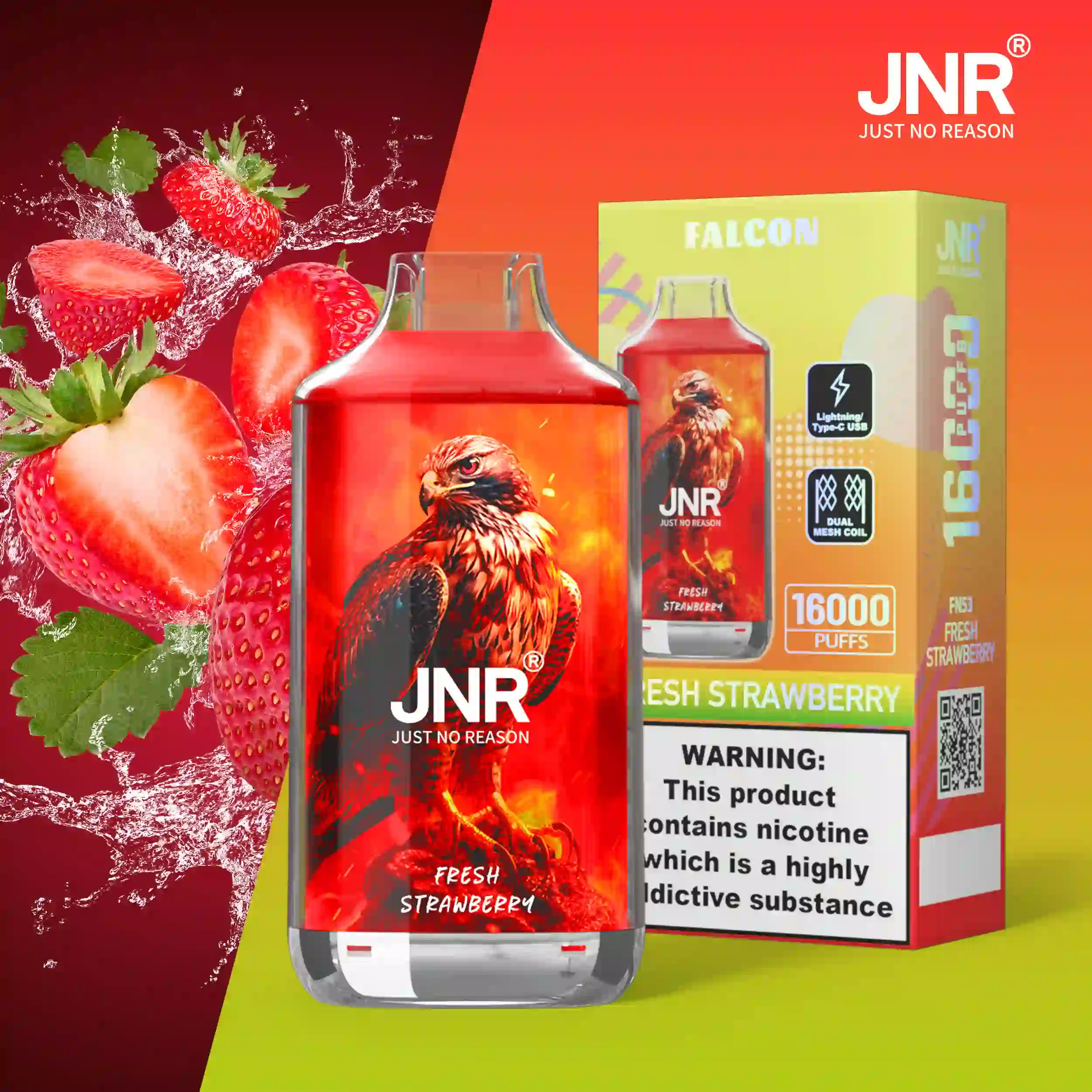 JNR Falcon 16000 Puffs Disposable Vape