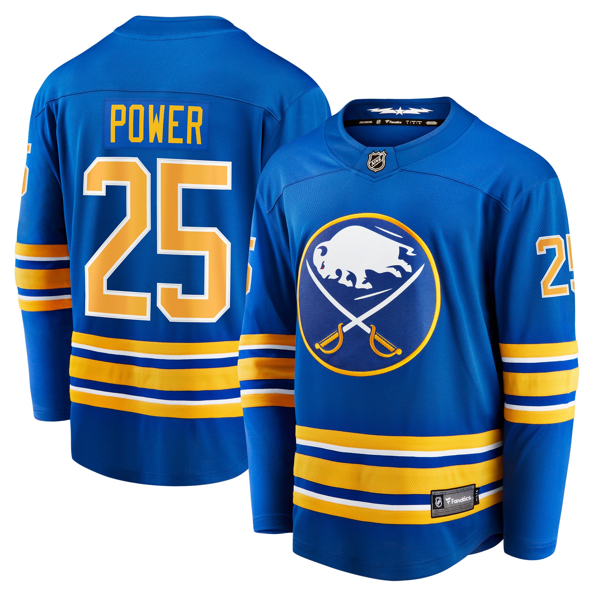 Owen Power Buffalo Sabres Fanatics Home Breakaway Player Jersey – Royal