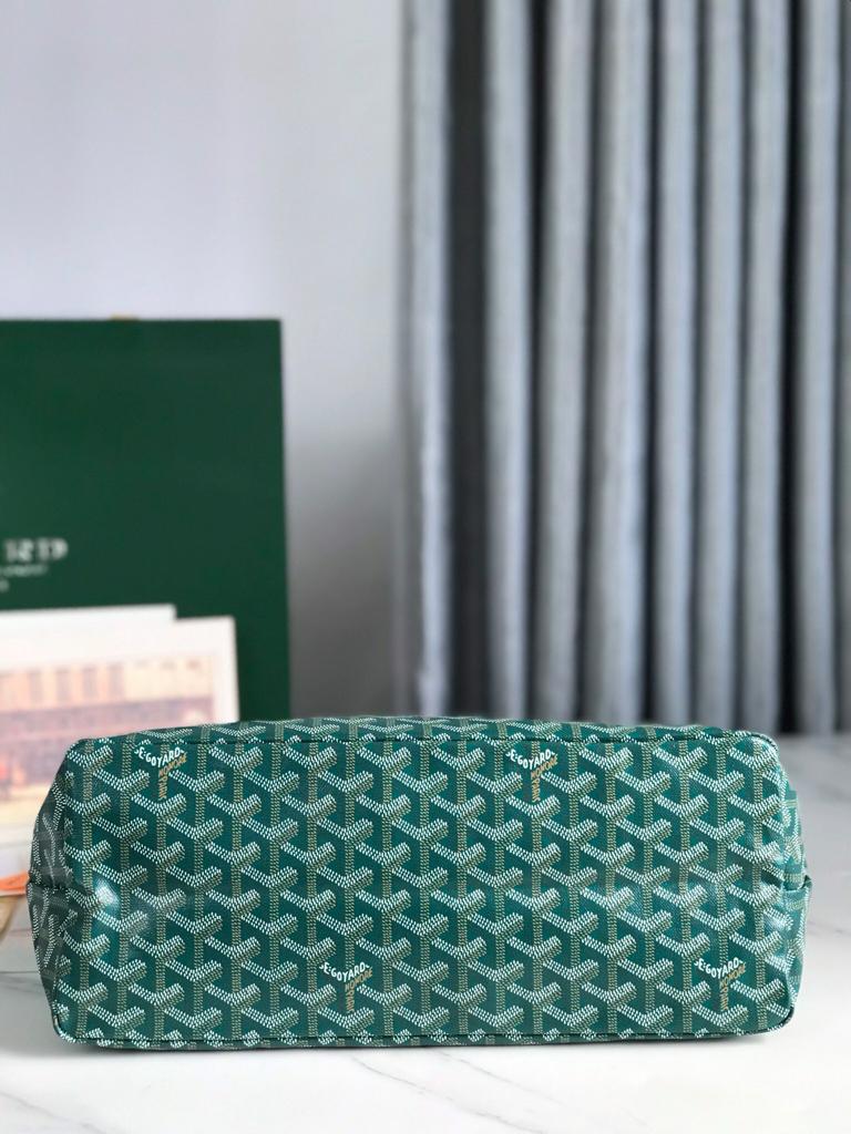 Goyard Hobo Boheme 42Cm Green Canvas