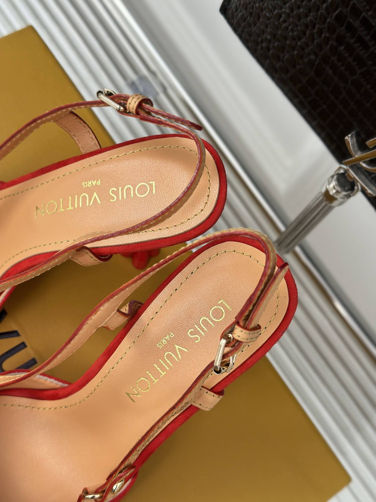 Louis Vuitton Blossom Slingback Pump Red 1Ac8F5