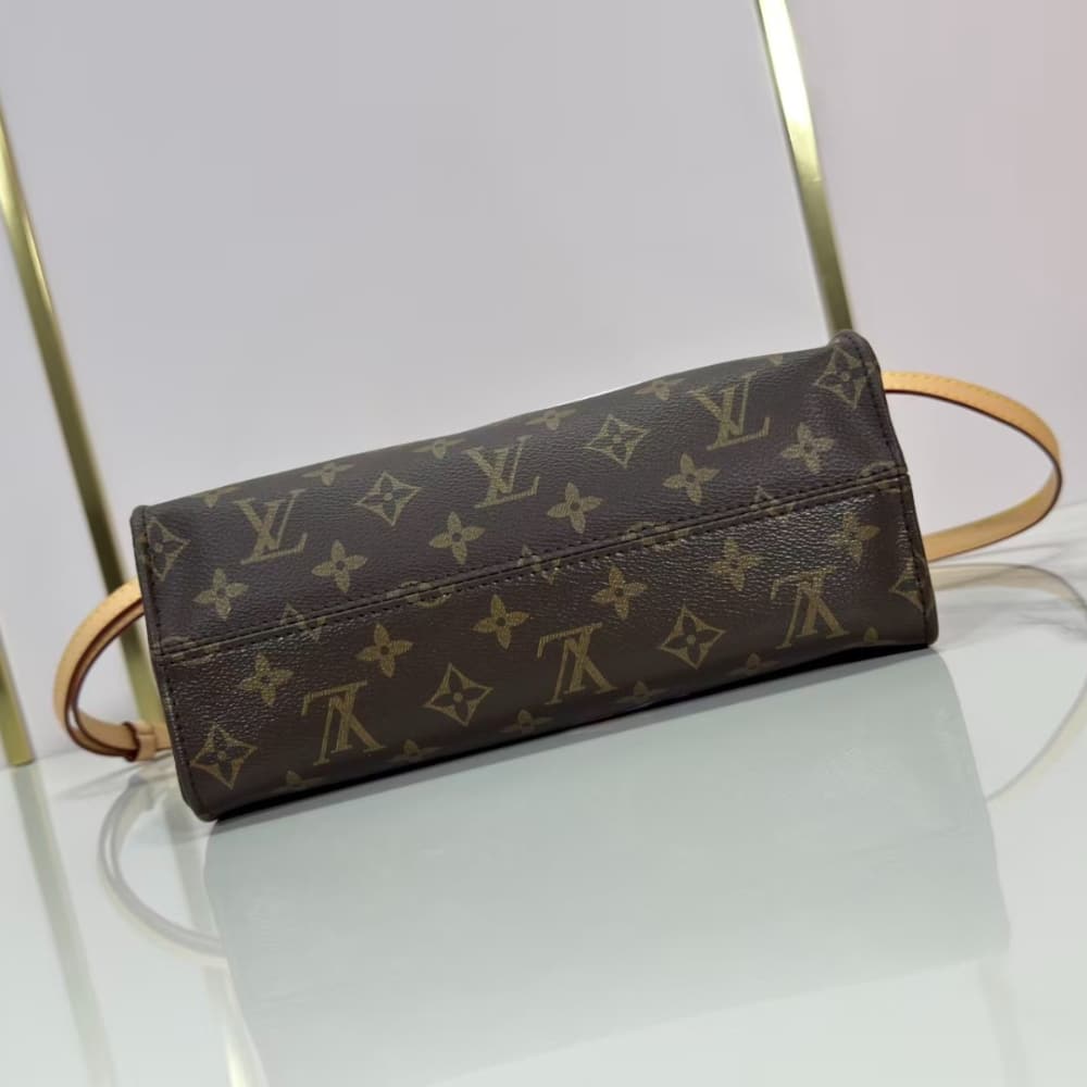 Louis Vuitton X Takashi Murakami Onthego BB Monogram Canvas Brown 18Cm M13668