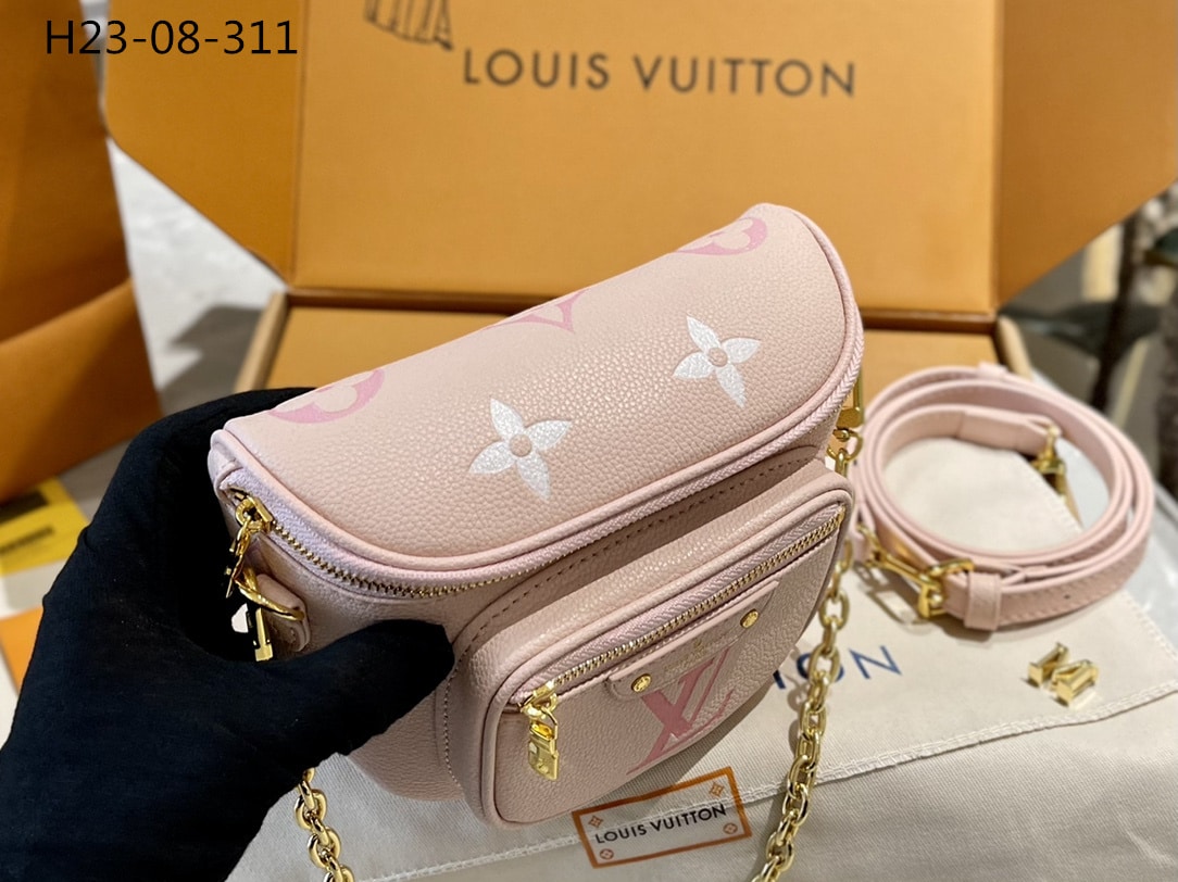 Louis Vuitton Mini Bumbag Pink 18Cm M82347