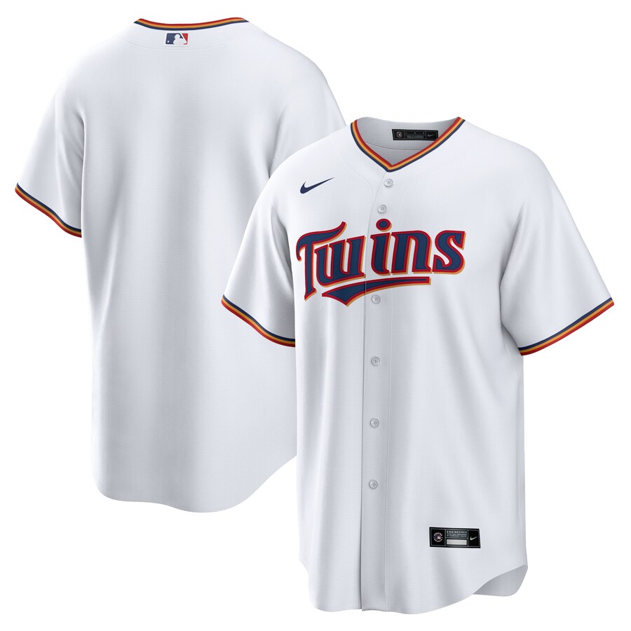 Minnesota Twins Home Blank Jersey White