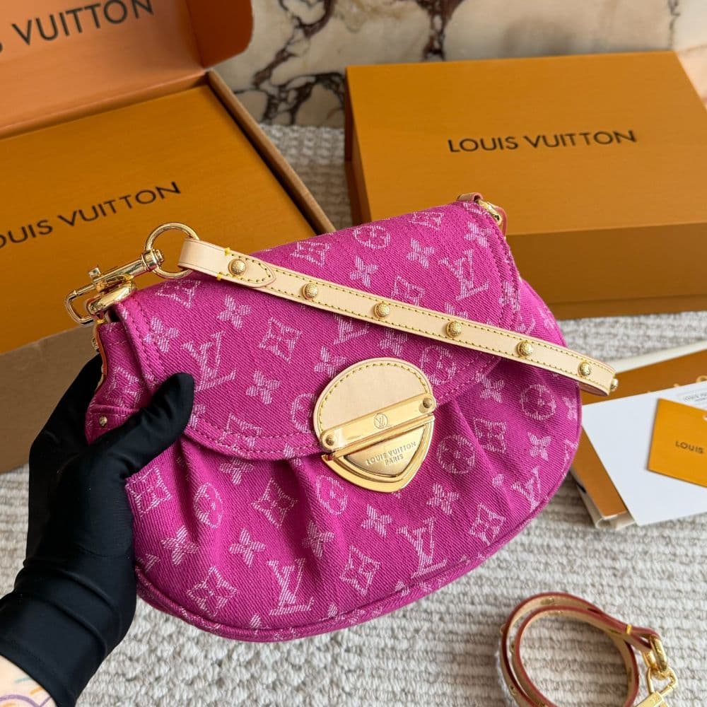 Louis Vuitton Sunset Fuchsia Denim 23Cm M28291
