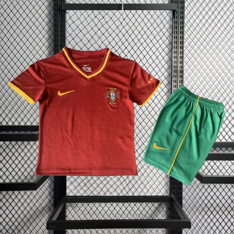 Retro 2000 Portugal Home KIDS Football jersey retro