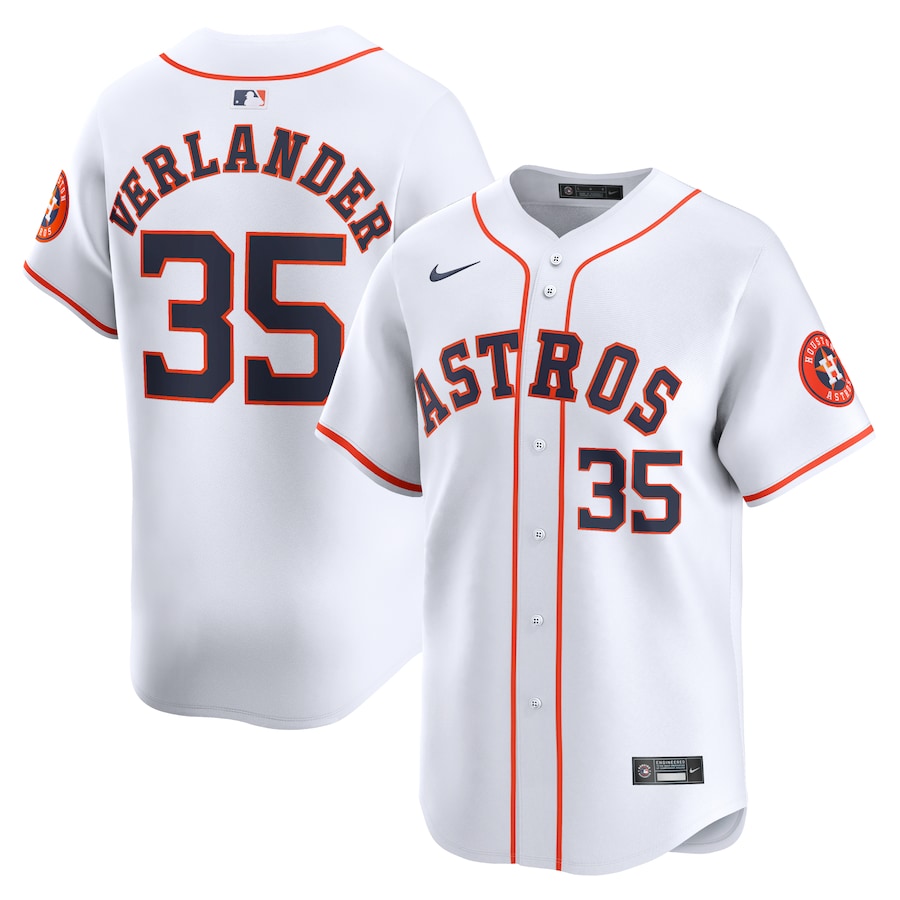 Justin Verlander Houston Astros Home Limited Player Jersey White