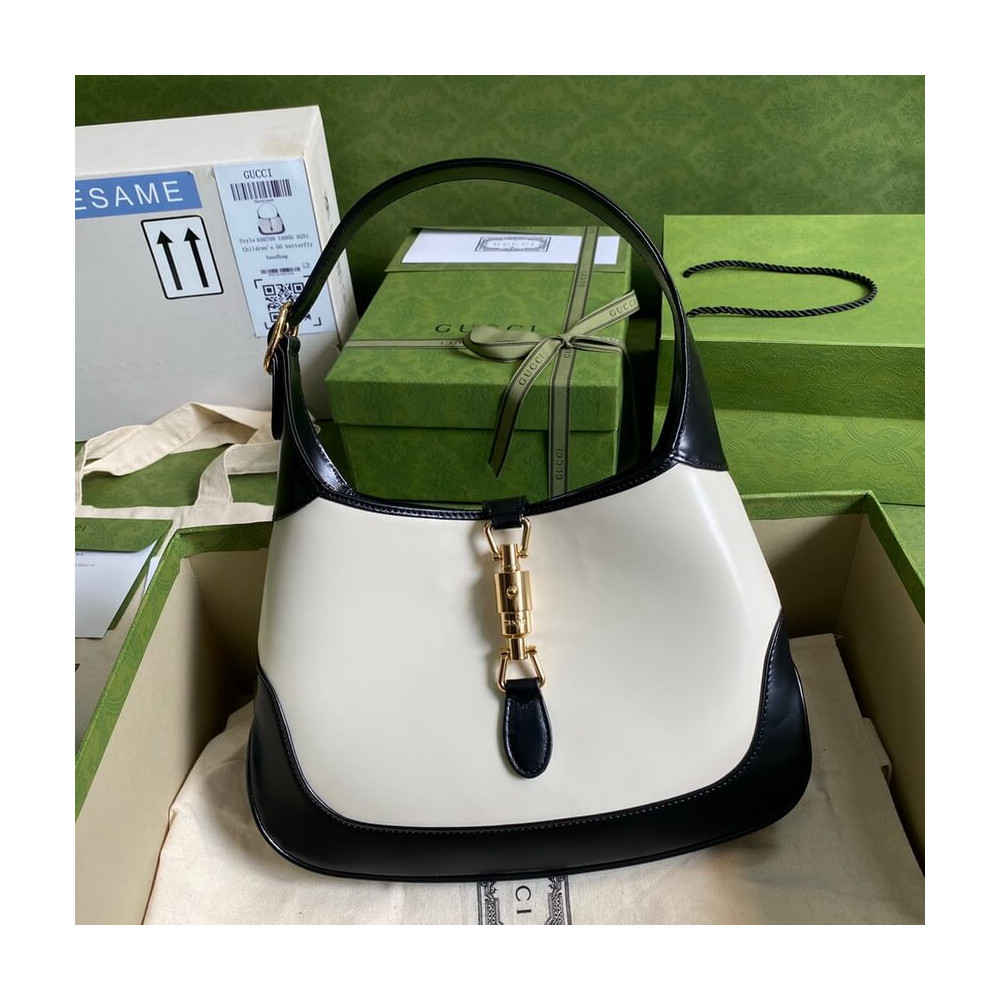 Gucci Jackie 1961 Small Shoulder Bag in White Leather 28cm