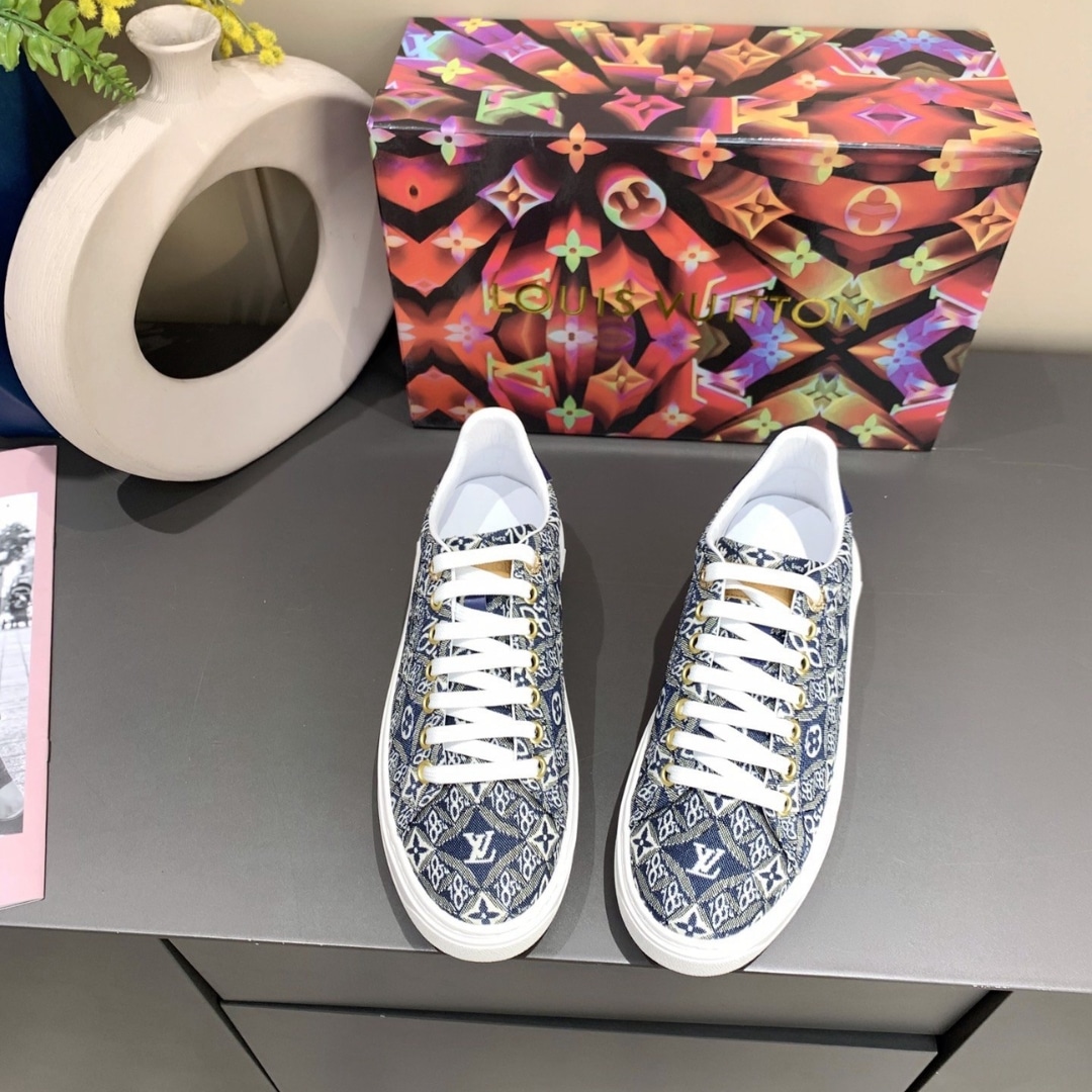Louis Vuitton Time Out Trainers Grey 1A9Fni