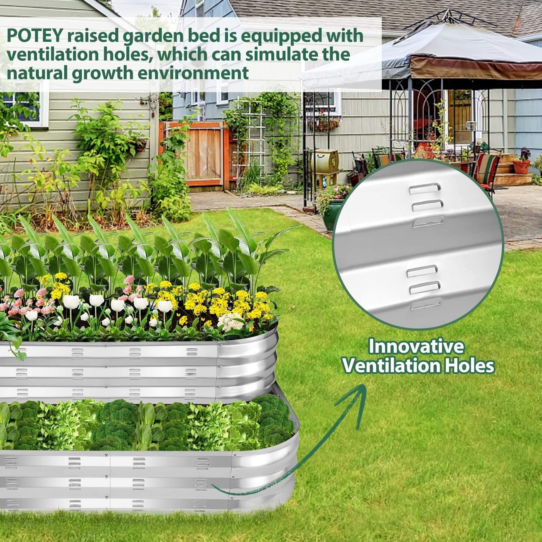 2-Tier Raised Garden Beds Kit
