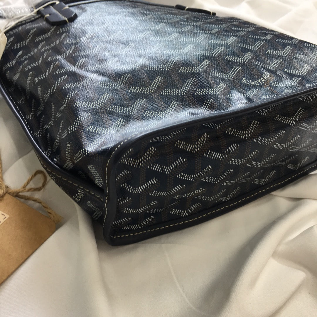Goyard Anjou Mini Bag 20cm Black Canvas