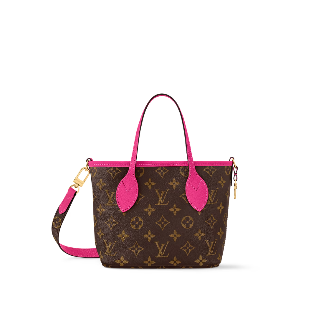 Louis Vuitton Neverfull Bandoulière Inside Out BB Rose Pondichery Cowhide 26.5cm M12106