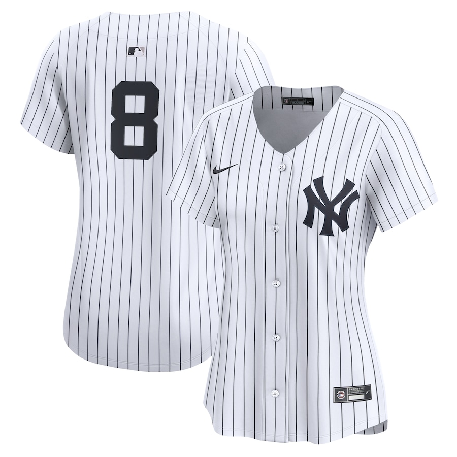 Yogi Berra New York Yankees Women's Home Limited Player Jersey White