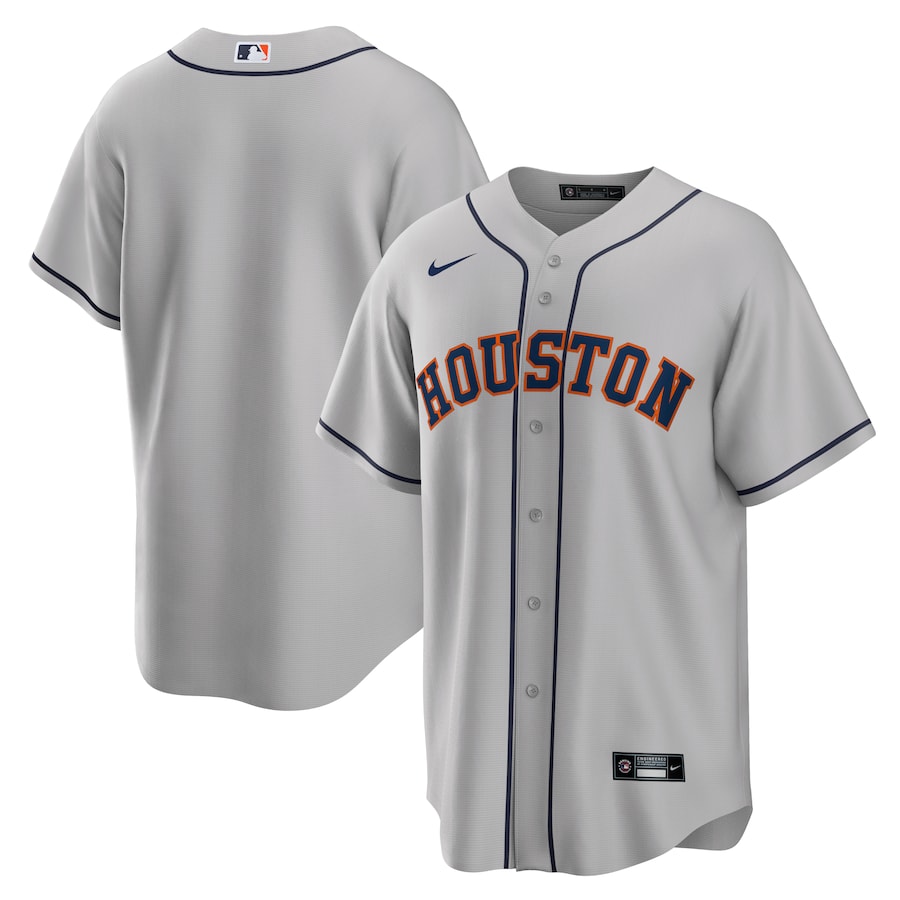 Houston Astros Road Team Jersey Gray