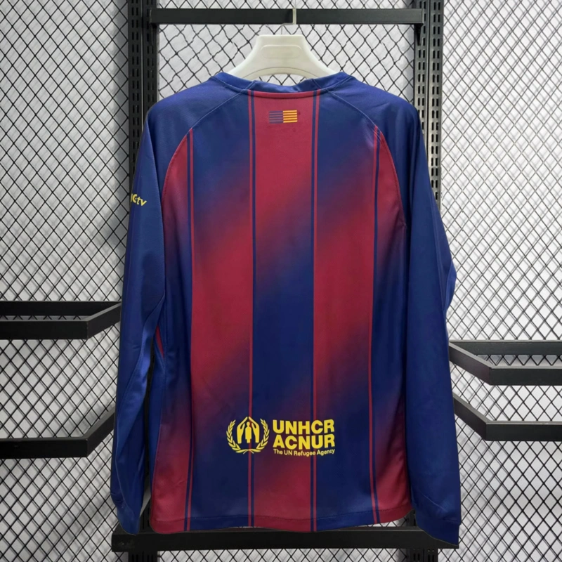2025-26 Barcelona Long sleeve Travis Scott to feature on the Clásico jersey in conjunction with Spotify Football jersey
