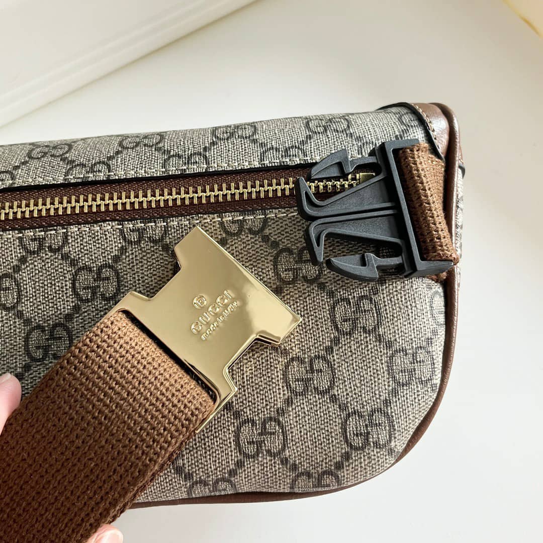 Gucci Belt Bag Gg Brown 24Cm