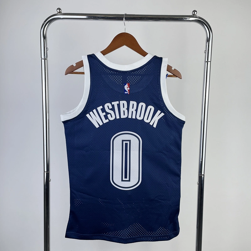 2015-16 NBA Oklahoma City Thunder 0 WESTBROOK Basketball Jersey