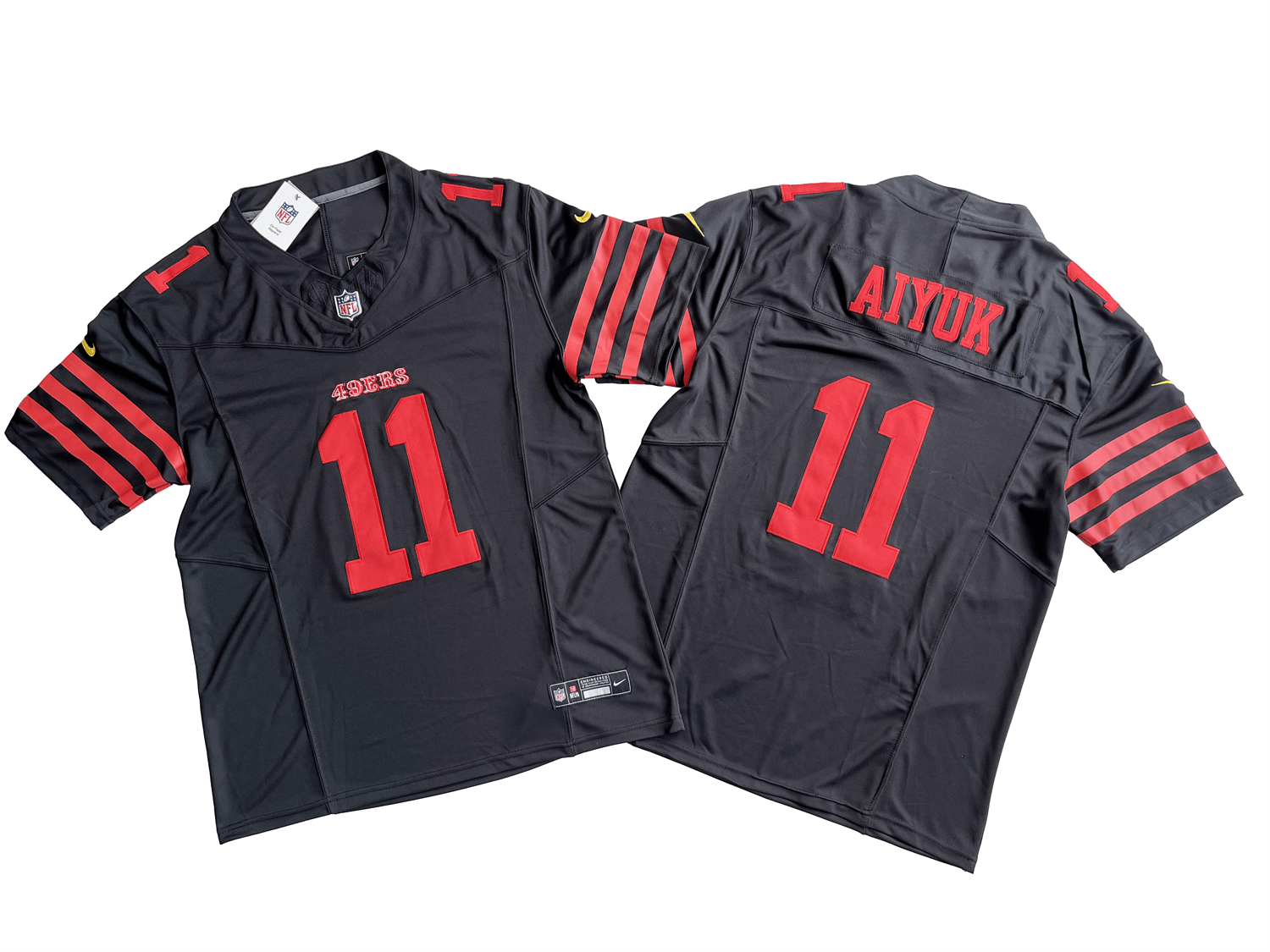 San Francisco 49ers 11# Brandon Aiyuk Nike Vapor F.U.S.E. Limited Jersey