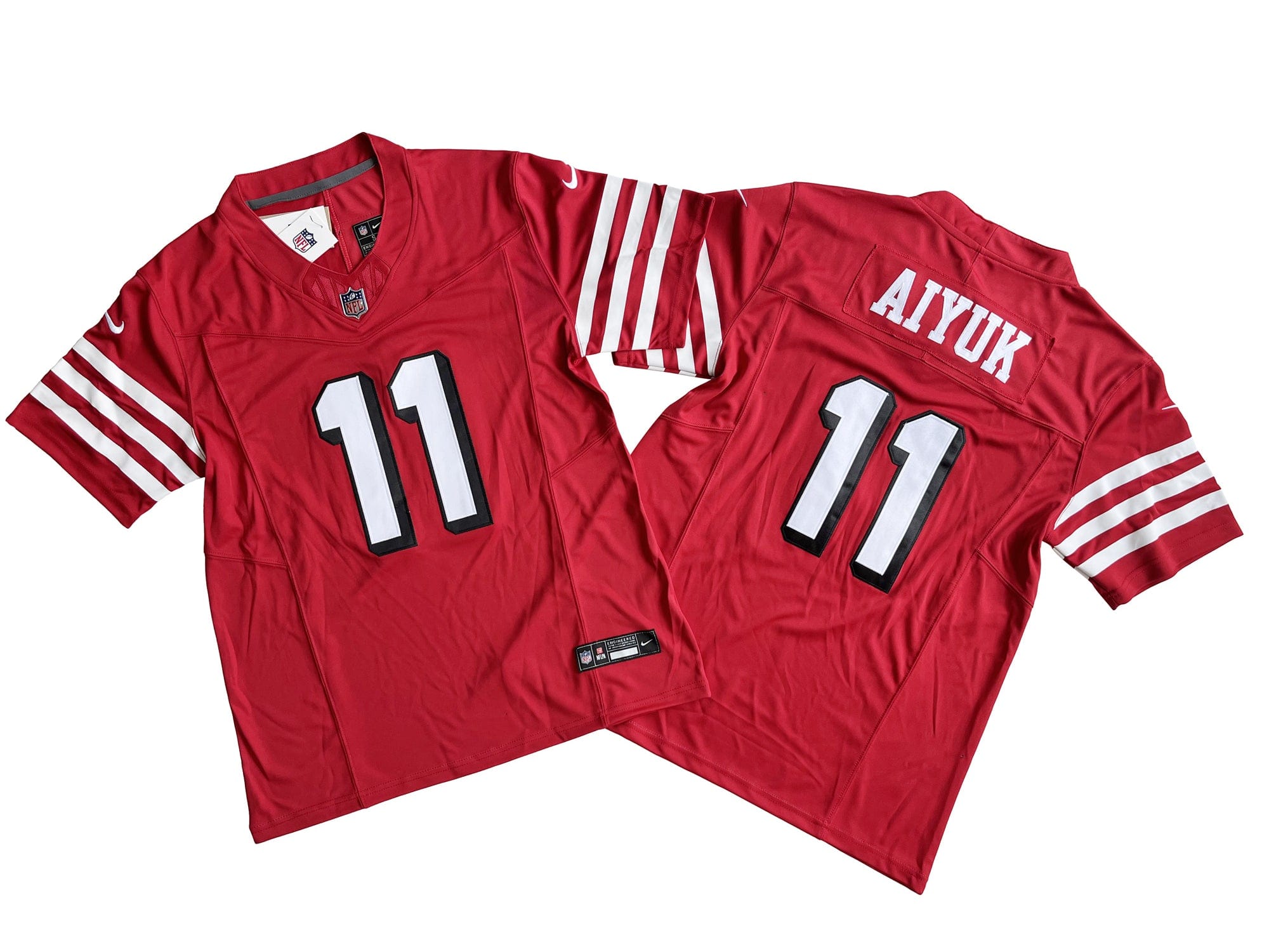 San Francisco 49ers 11# Brandon Aiyuk Nike Vapor F.U.S.E. Limited Jersey