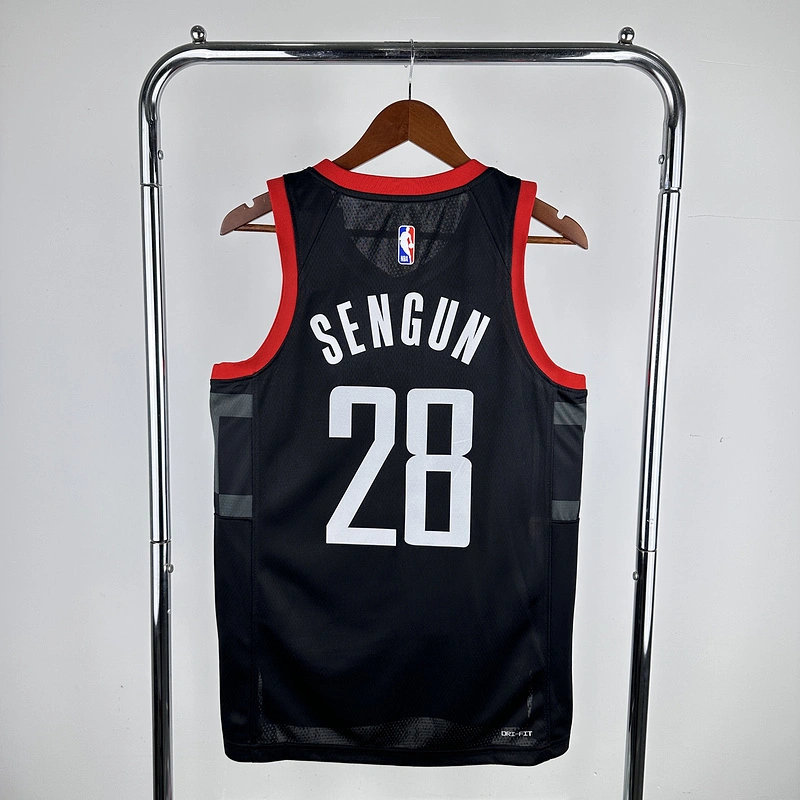 2024 NBA Houston Rockets 28 SENGUN Basketball Jersey