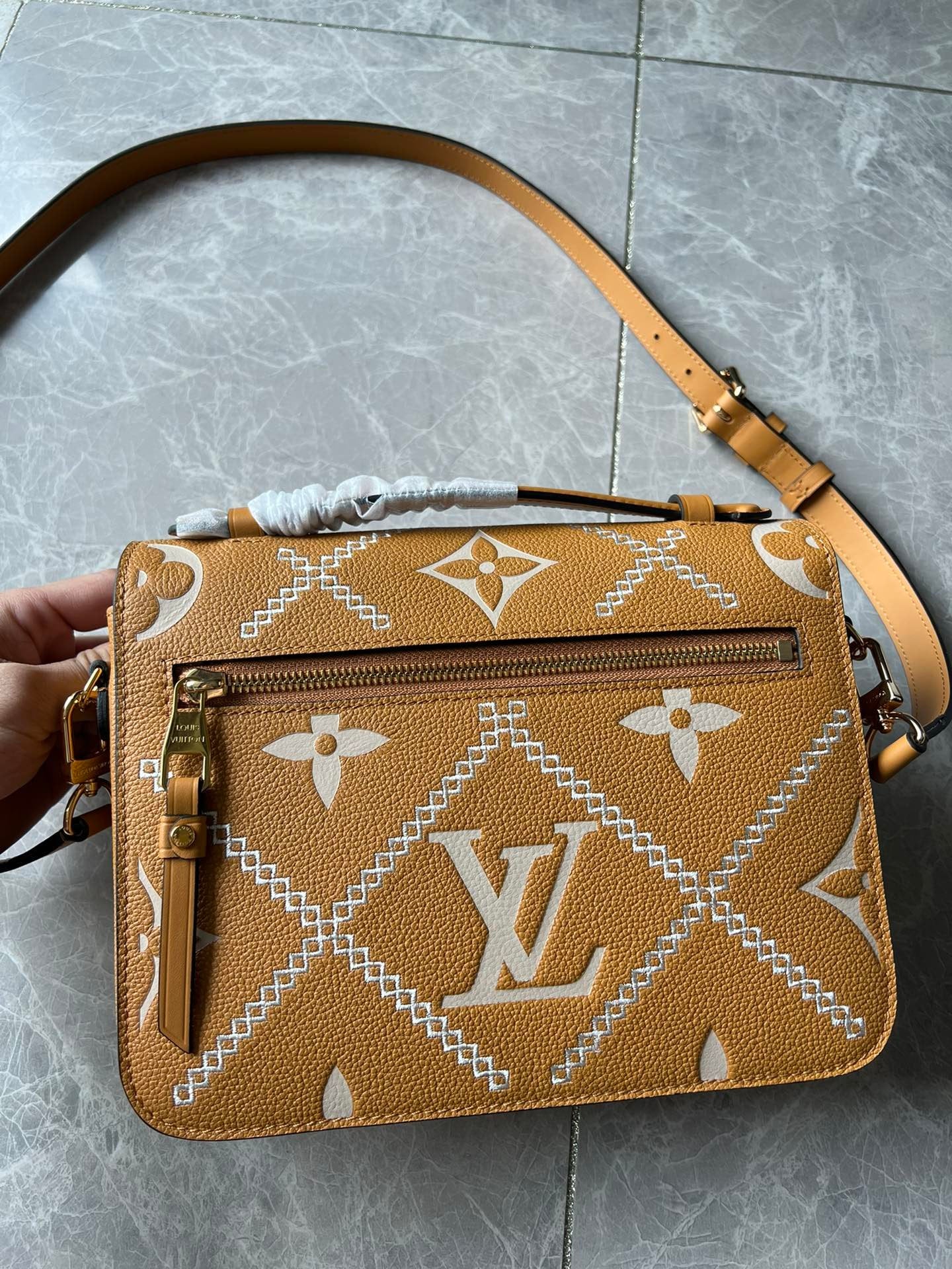 Louis Vuitton Pochette M Tis 25Cm Brown Bag