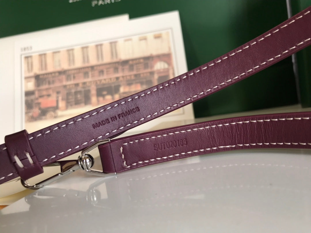 Goyard Muse Vanity Case 20 Cm Wine Red Goyardine Canvas