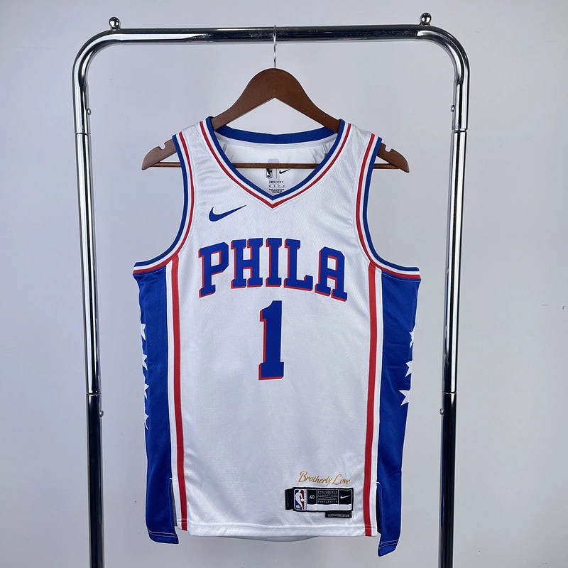 2023 NBA Philadelphia 76ers 1 HARDEN Basketball Jersey