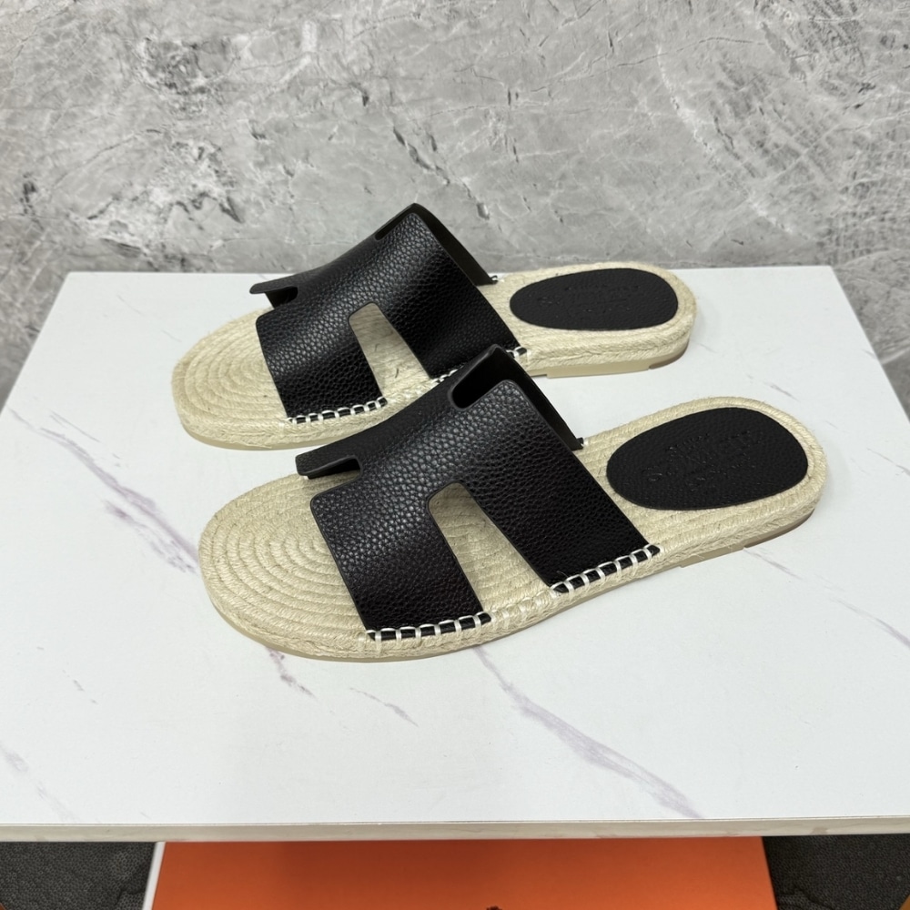 Hermes Antigua Espadrille Noir H231000Zh02440
