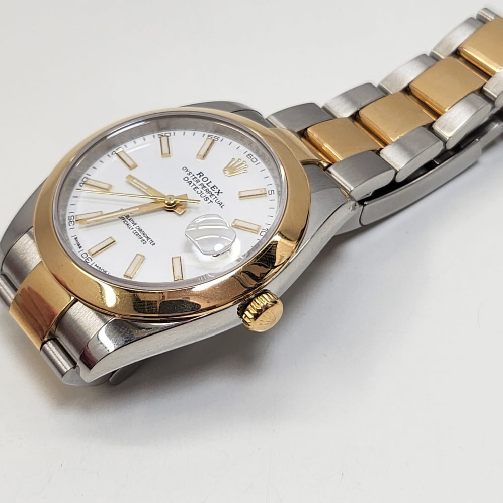 [Superclone] Rolex Datejust 41mm White Dial Smooth Oyster 126303