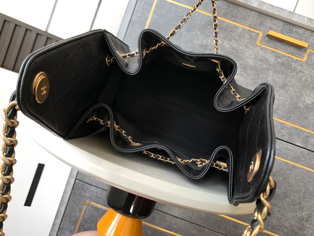 CHANEL 25A Bucket drawstring bag