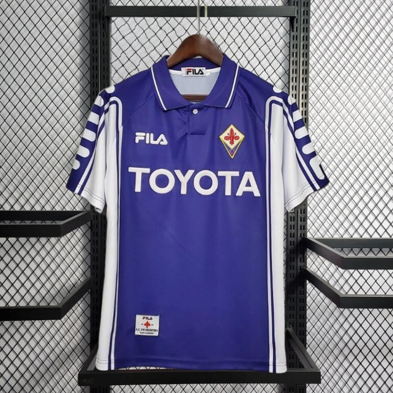 Retro 1999-00 Fiorentina Home Football jersey retro
