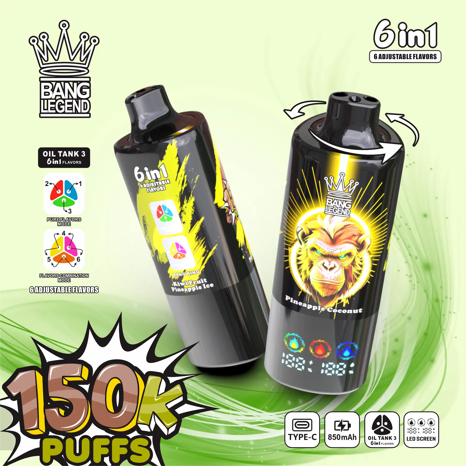 Bang Legend 150K Disposable Vape