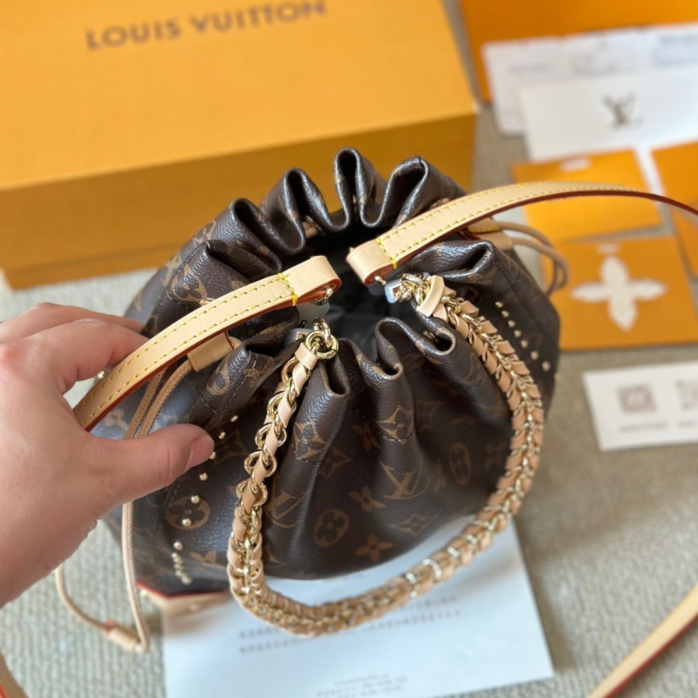 Louis Vuitton Noé Trunk PM Bag Monogram Brown 20Cm
