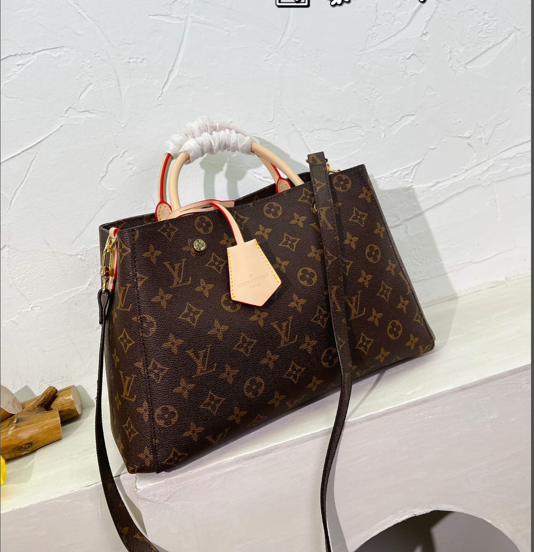Louis Vuitton Montaigne MM Brown 35Cm M41056