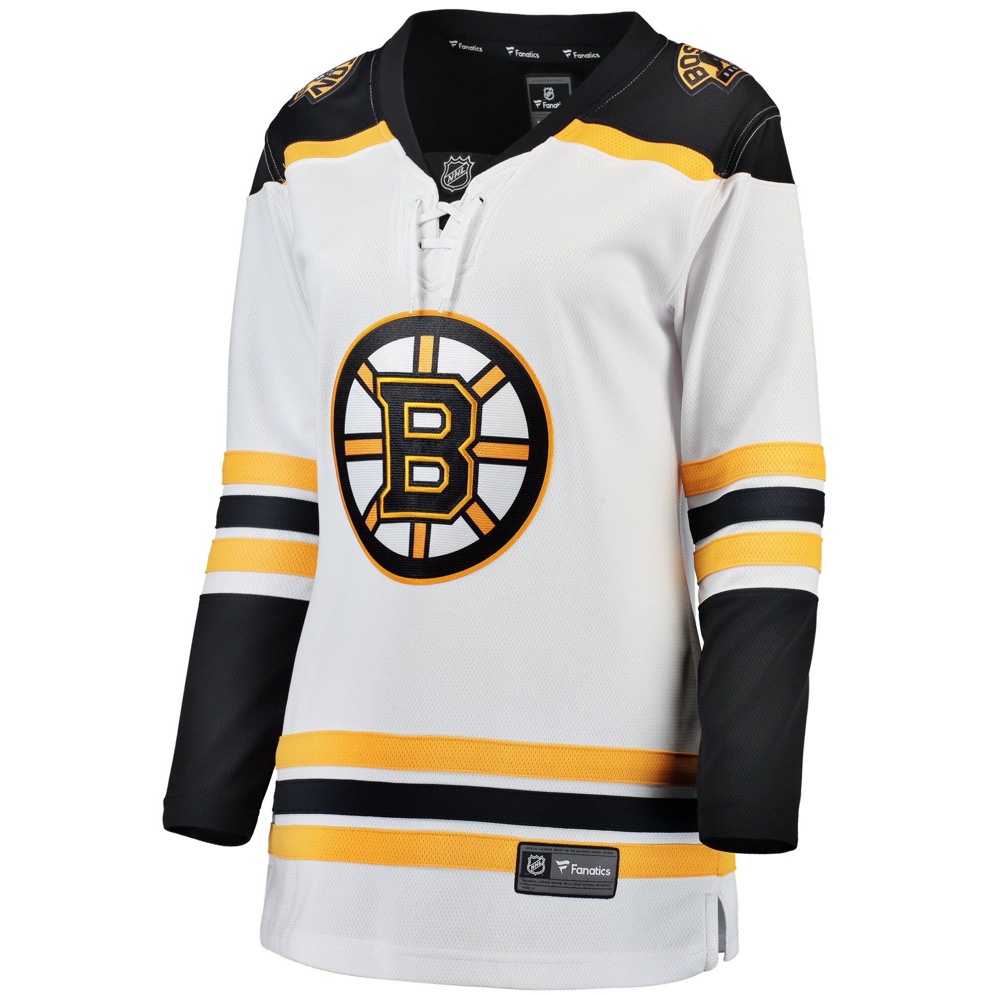Boston Bruins Fanatics Women’s Away Breakaway Jersey – White