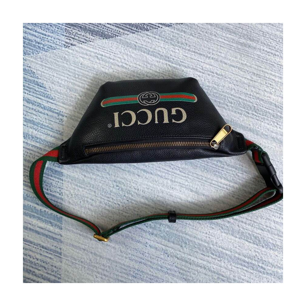 Gucci Print Small Belt Bag Waist Body Black