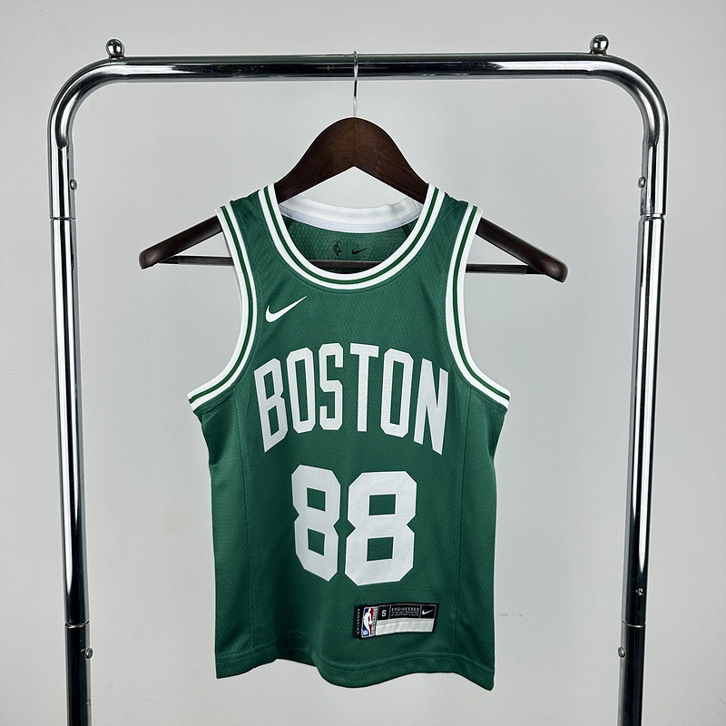 2023 NBA Boston Celtics kids 88 QUETA Basketball Jersey