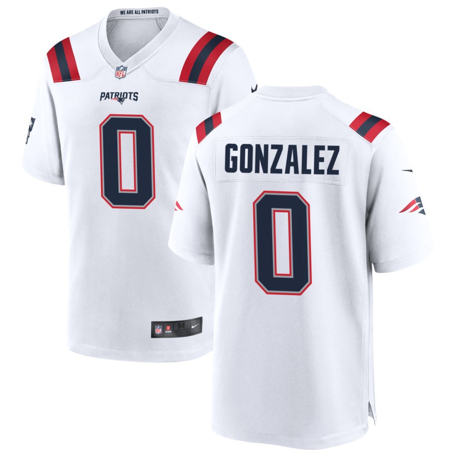 Christian Gonzalez New England Patriots Jersey