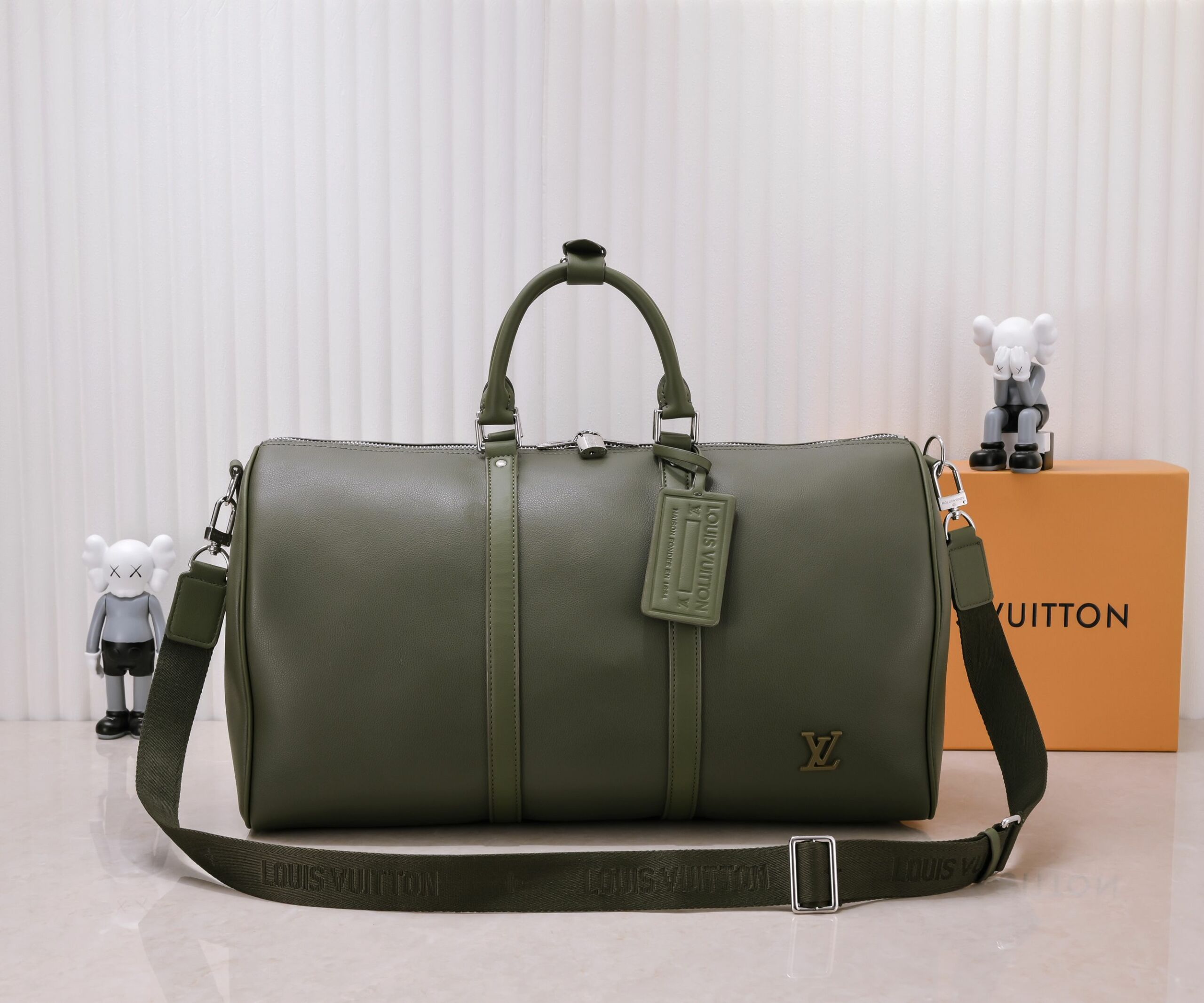 Louis Vuitton Keepall Bandouli Re 50 Khaki