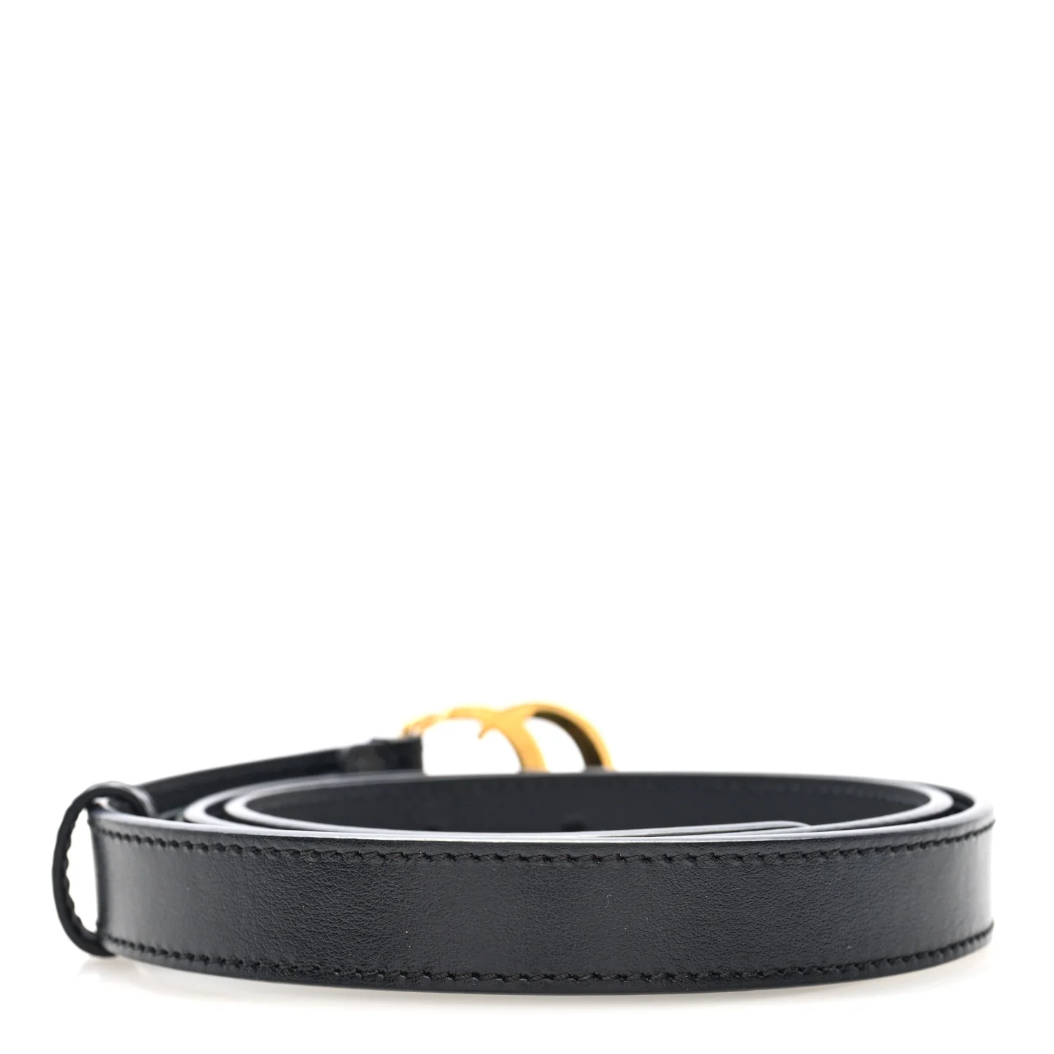 Calfskin Double G 20mm Belt 80 32 Black