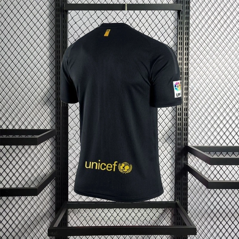 Retro Player 2011-12 Barcelona Away MESSI PIQUE XAVI A.INISTA PUYOL Football jersey retro DAVID VILLA