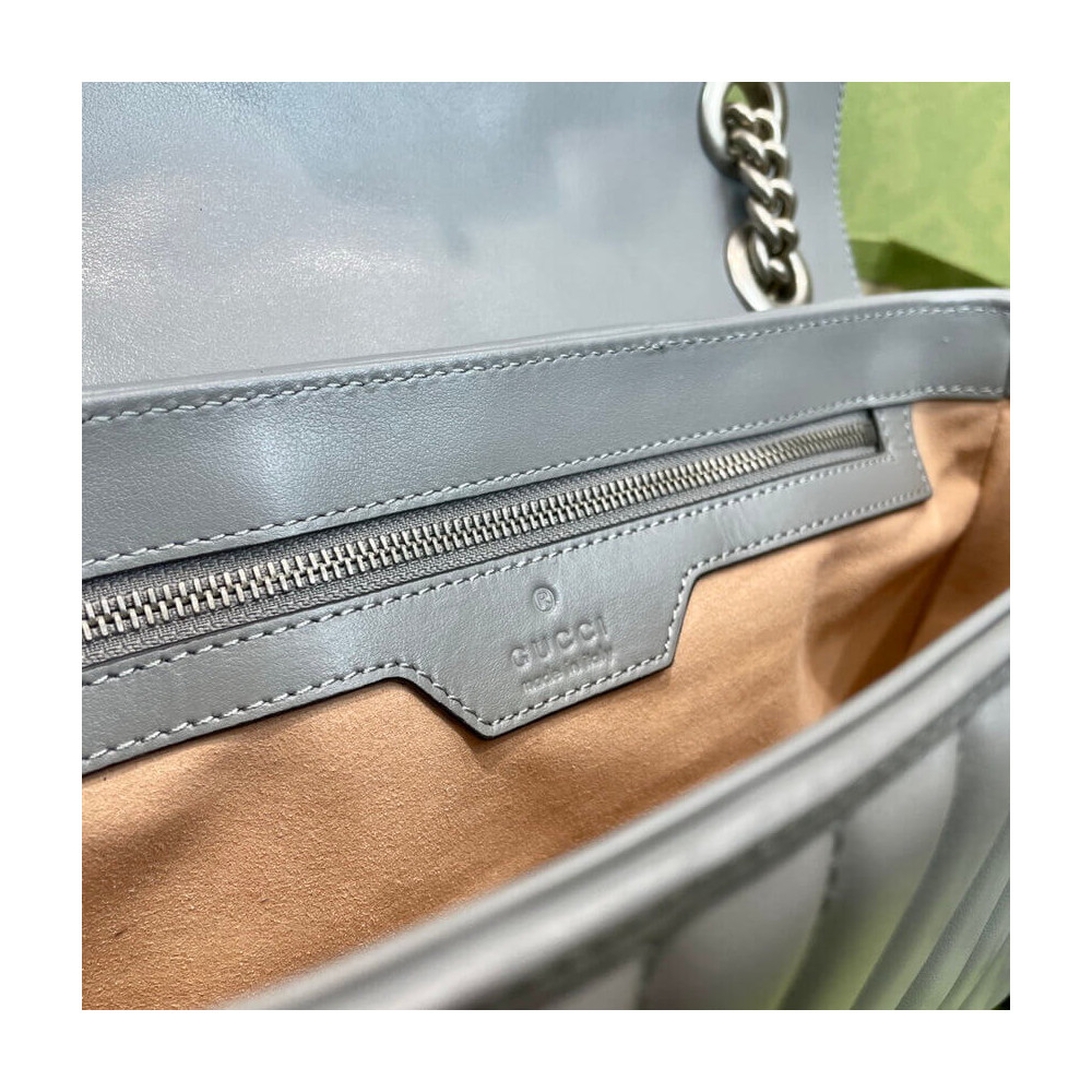 Gucci GG Marmont Small Shoulder Bag Grey