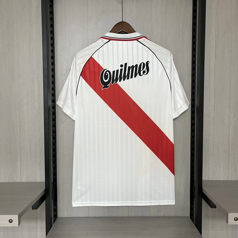 Retro 1995-96 River Plate Home football jersey retro