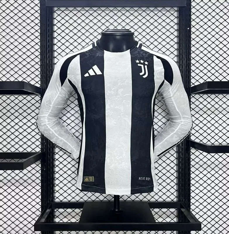 Player Long Sleeves 2024-25 Juventus Home VLAHOVIC Football jersey