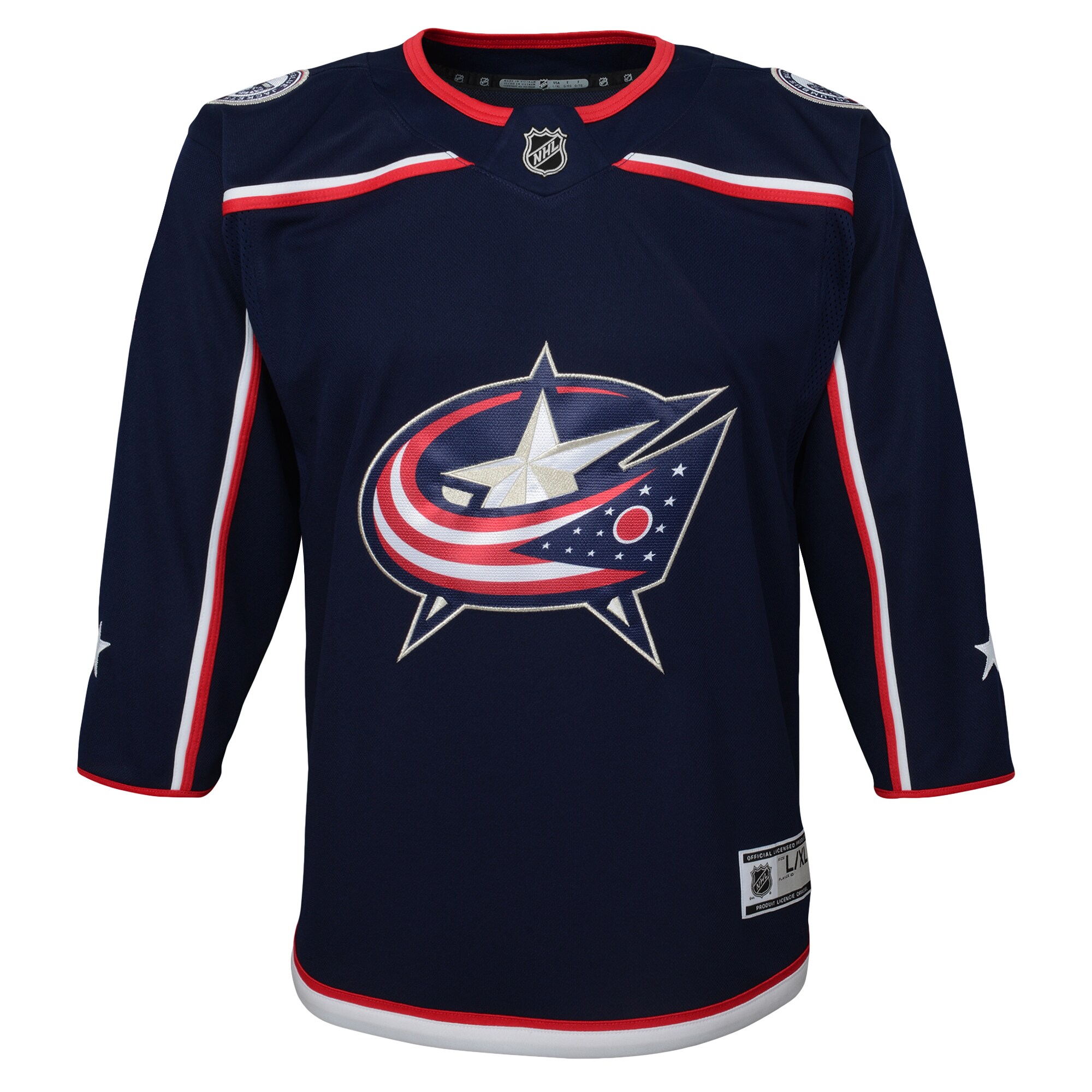 Columbus Blue Jackets Youth Home Premier Jersey – Navy